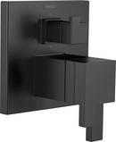Brizo Matte Black Three Handle Bathtub & Shower Faucet (Trim Only) 