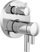 Brizo Polished Chrome Three Handle Bathtub & Shower Faucet (Trim Only) 