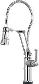 Brizo Chrome Single Handle Pull Down Kitchen Faucet 