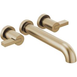 Wall Mount Tub Filler in Luxe Gold (Handles Sold Separately)