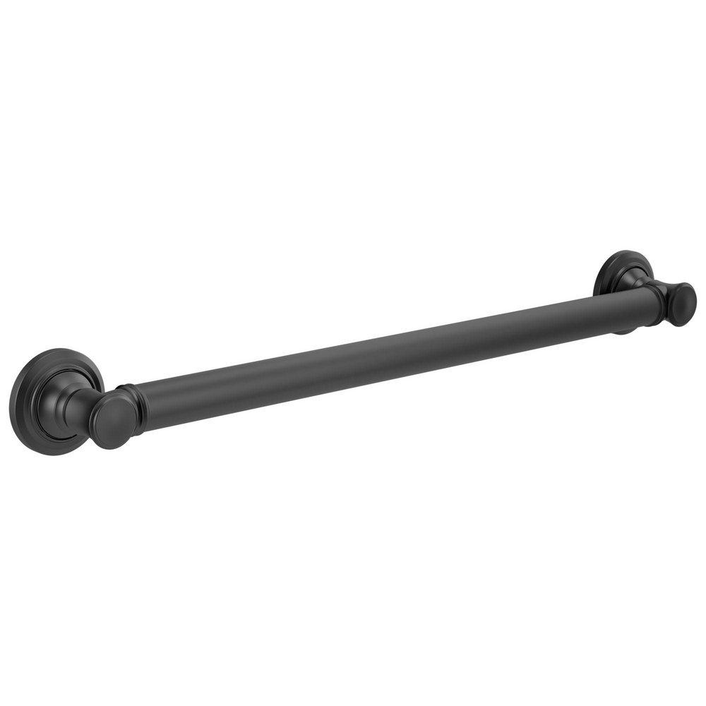 Delta Faucet Matte Black 24 in. Grab Bar 