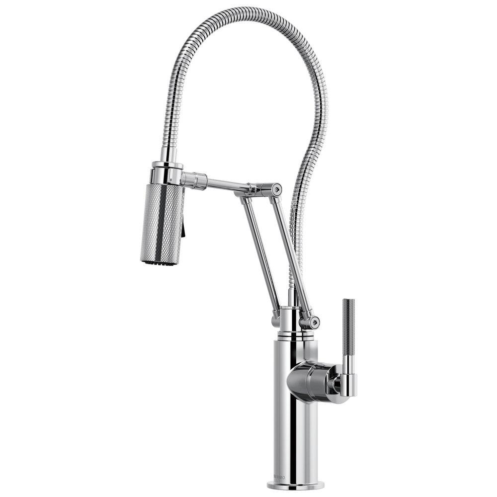 Brizo Chrome Single Handle Pull Down Kitchen Faucet 