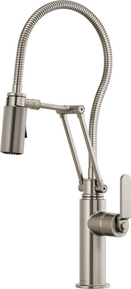 CCY 1.8 GPM Delta Brizo Litze: Articulating Faucet With Finished Hose Stainless 