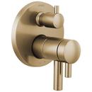 Brizo Luxe Gold Three Handle Bathtub & Shower Faucet (Trim Only) 