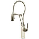 Single Handle Pull Down Kitchen Faucet in Brilliance® Polished Nickel