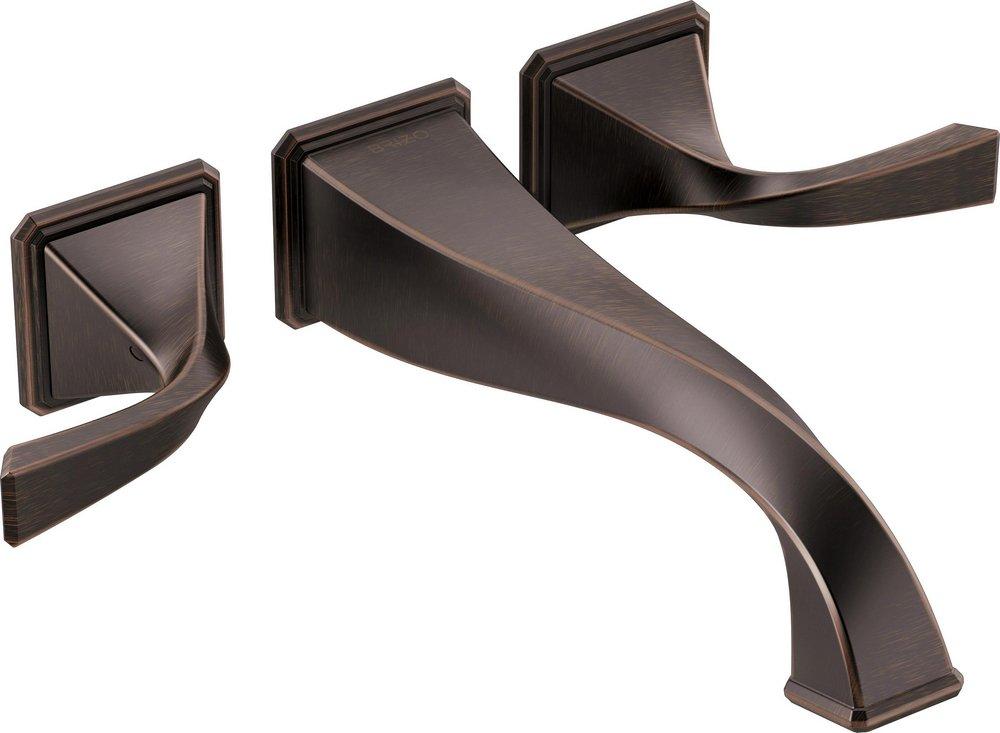 Brizo Venetian Bronze Delta Brizo Virage: Two-Handle Wall Mount Tub Filler Venetian Bronze 