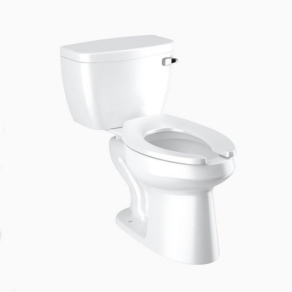 1.28 GPF Elongated Floor Mount ADA Toilet in White 