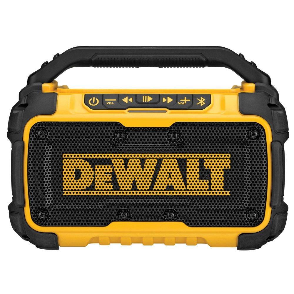 DEWALT Yellow Corded Jobsite Bluetooth Speaker 