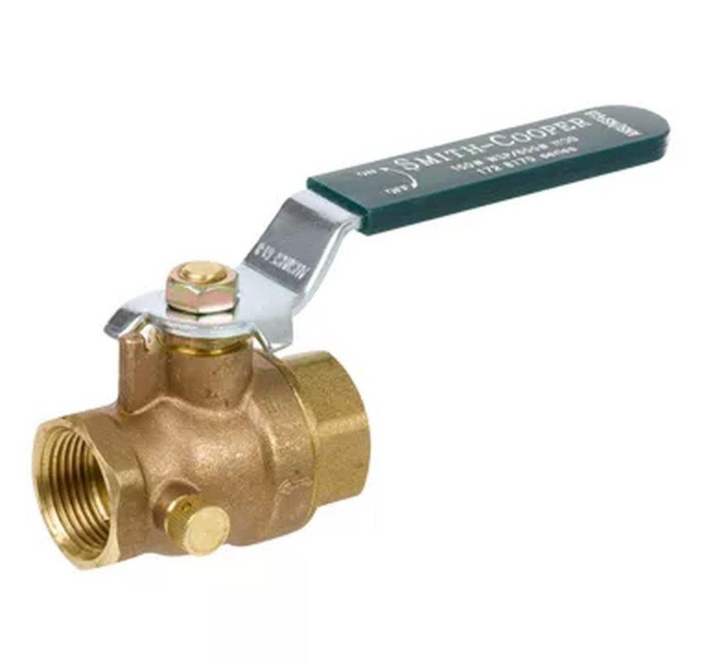 VALVOLA SFERA NI MISTRAL ACQUA F - F 3/4 ISO228 LEVA ACCIAIO INOX Piatta Plastif Rossa 2380x Tiemme