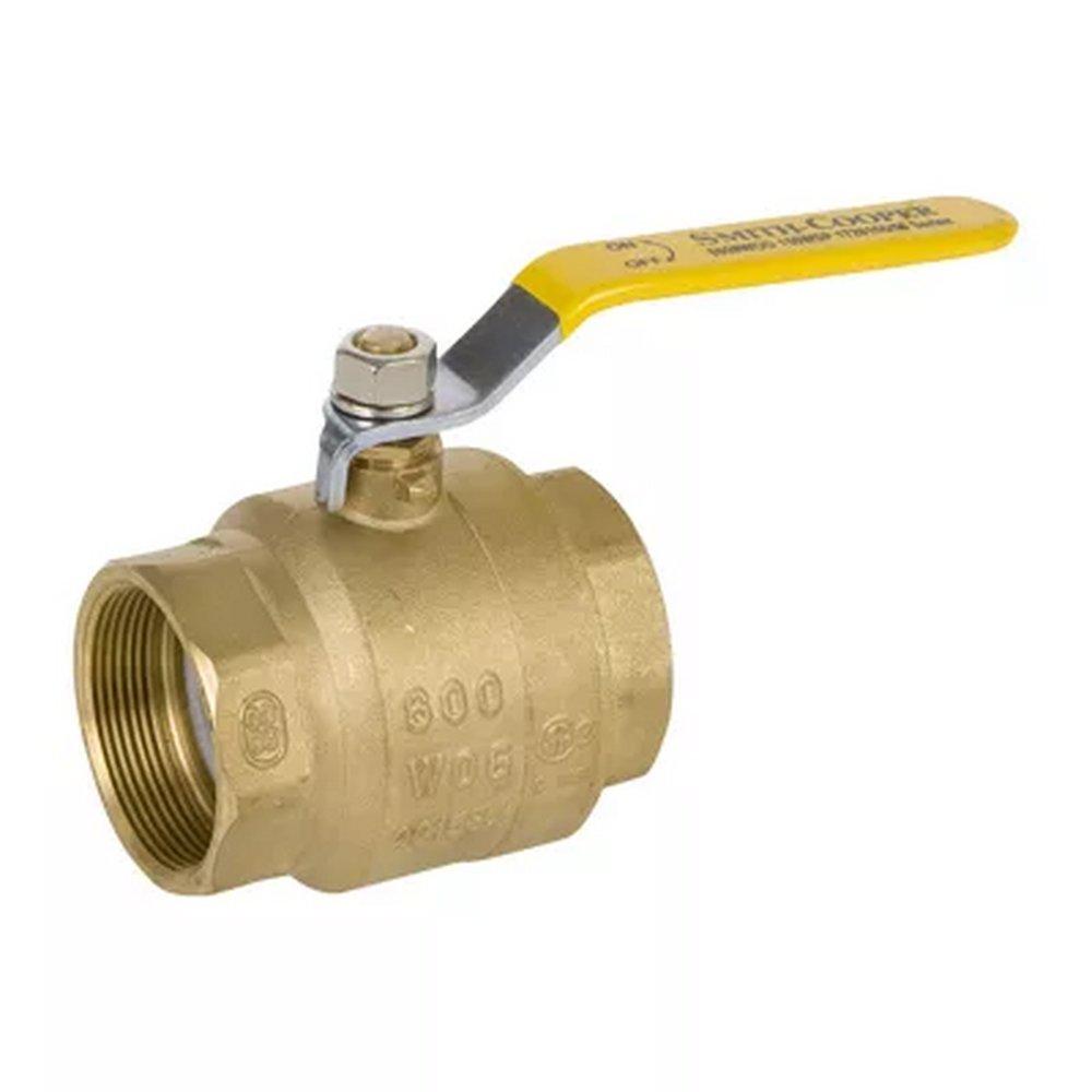 Smith-Cooper Forged Brass Full Port Threaded 600# Ball Valve 