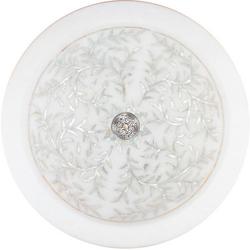 16-1/2 in. Drop-in or Vessel Mount Round Marble Bathroom Sink in White