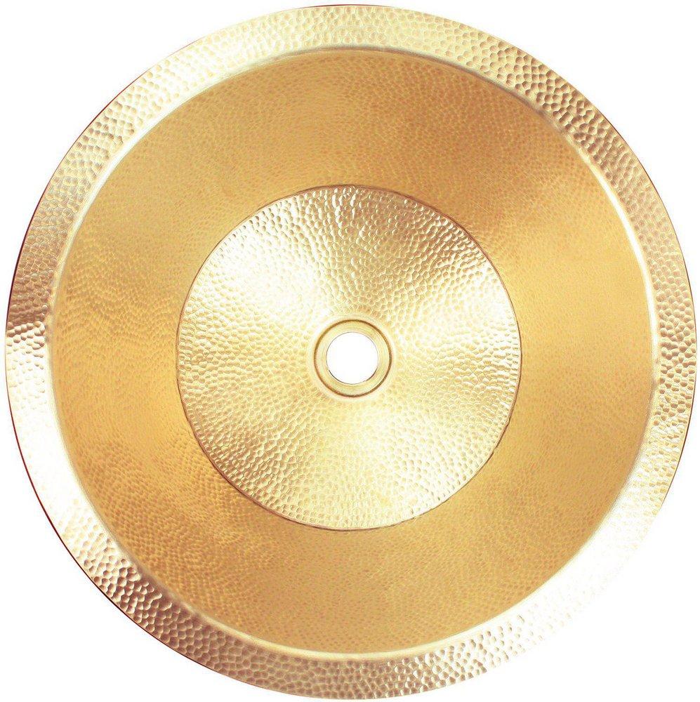 Linkasink Unlacquered Brass *CVR* SM FLAT RND BUILDERS DI OR UM 