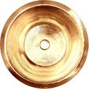 Linkasink Polished Unlacquered Brass *CVR* SM FLAT RND BUILDERS DI OR UM 