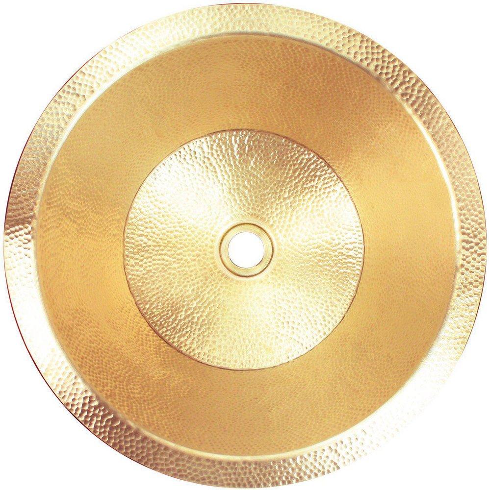 Linkasink Unlacquered Brass *CVR* SM FLAT RND BUILDERS DI OR UM 