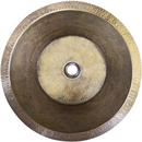16 in. Dual Mount Round Brass Bathroom Sink in Antique Bronze