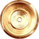 Linkasink Polished Unlacquered Brass *CVR* SM FLAT RND BUILDERS DI OR UM 