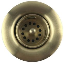 2-7/8 in. Bathroom Sink Drain in Satin Unlacquered Brass