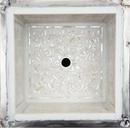 17-1/2 x 17-1/2 in. No Hole Drop-in and Undermount Marble Bar Sink in White Marble