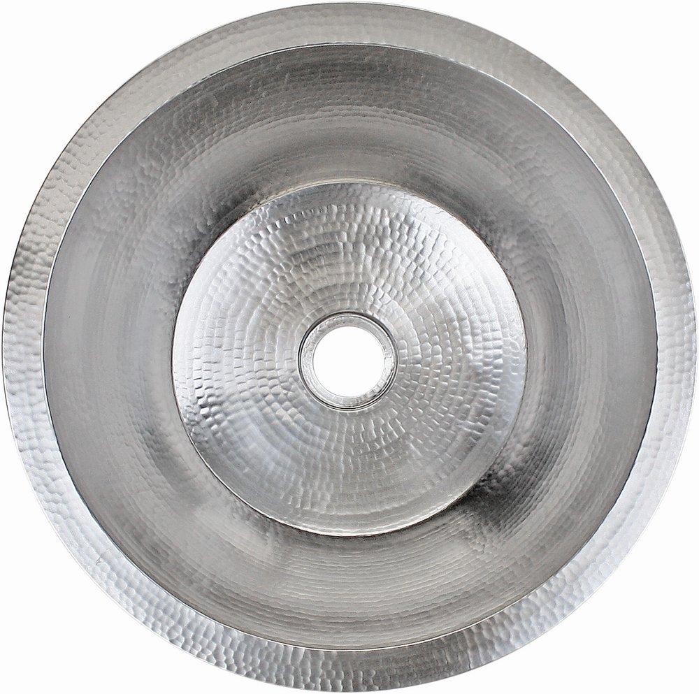 Linkasink Stainless Steel *CVR* SM RND FLAT BOT DI OR UM 16 X 