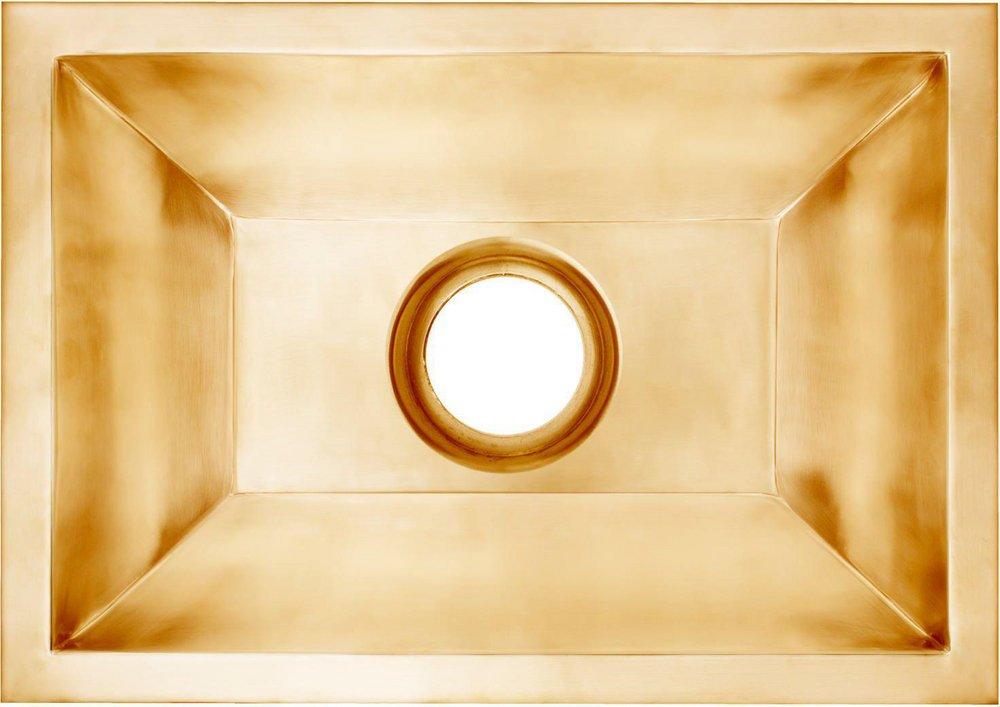 Linkasink Unlacquered Brass *CVR* COCO SMOOTH BUILDERS DI OR UM 