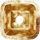 Linkasink Polished Unlacquered Brass *CVR* SQ BUILDERS DI OR UM 16.5 X 1 