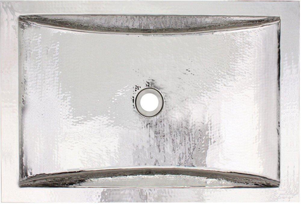 Linkasink Polished Nickel *CVR* RECT CRESCENT DI OR UM 21 X 1 