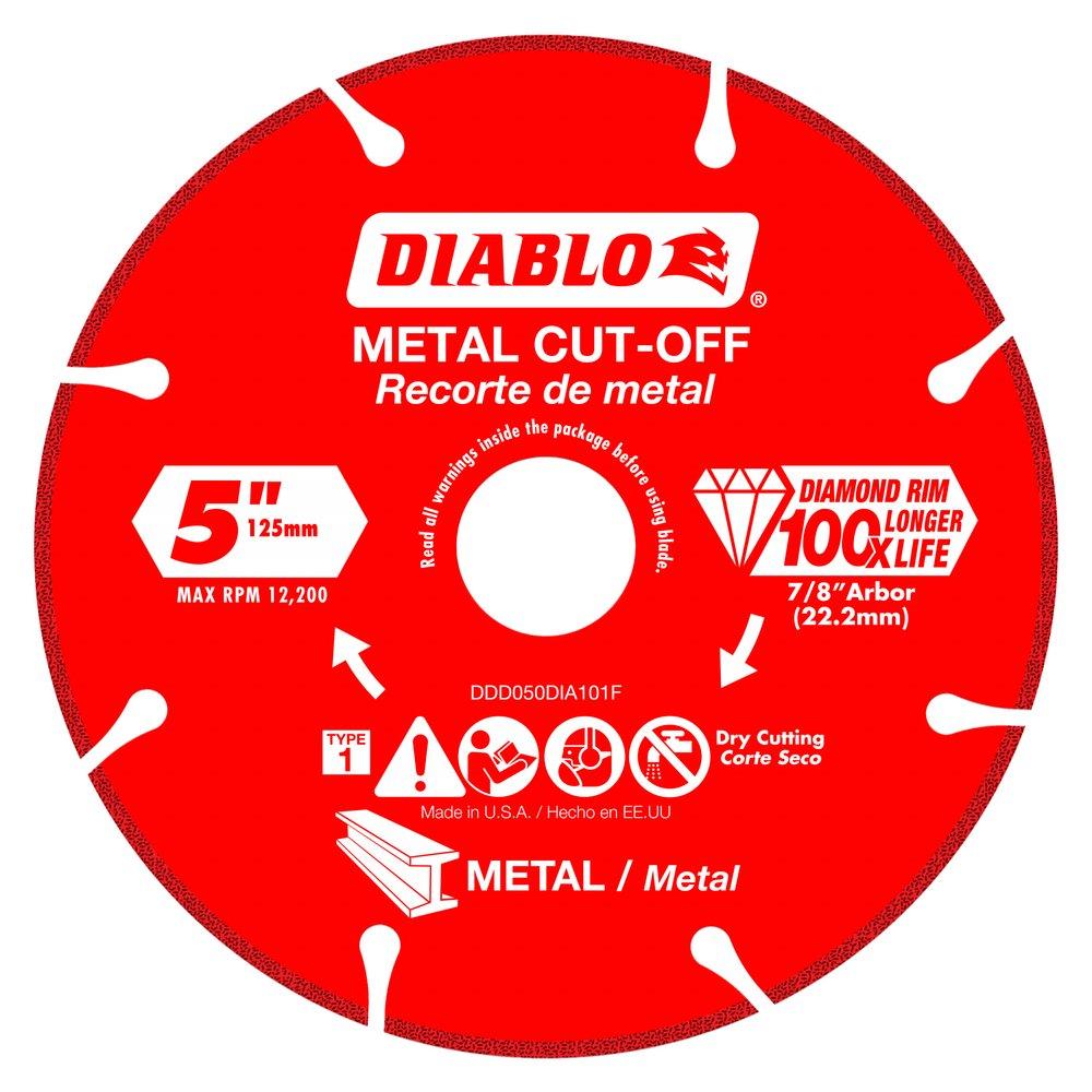 Diablo Tools Red Metal, Grinding and Polishing Cut-Off Blade 
