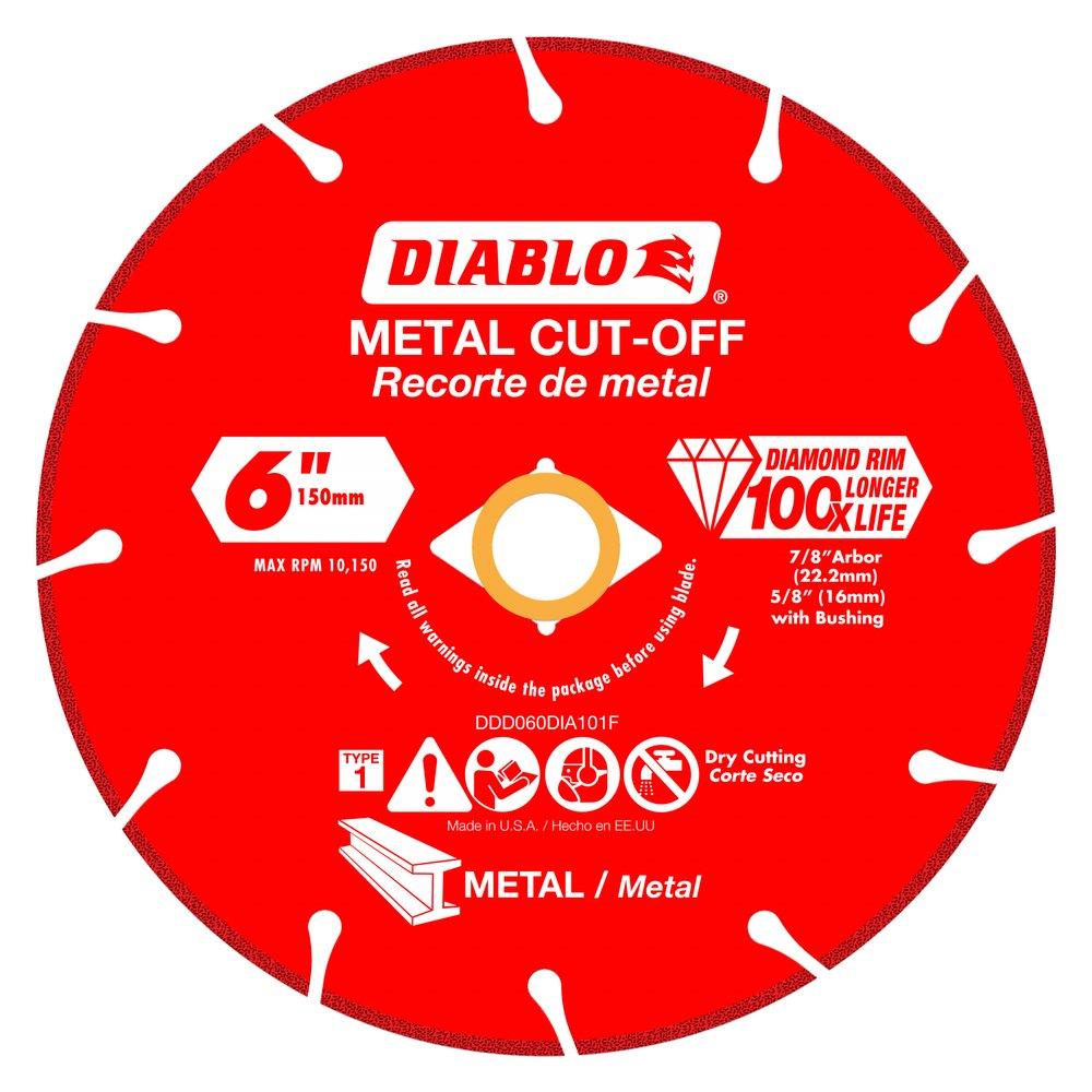 Diablo Tools Red Metal, Grinding and Polishing Cut-Off Blade 