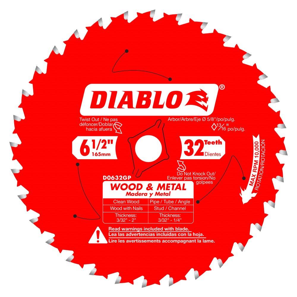 Diablo Tools Red Circular Saw Blade 