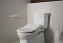 KOHLER White Elongated Closed Front with Cover Bidet Seat 