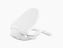 KOHLER White Elongated Closed Front with Cover Bidet Seat 