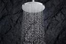 KOHLER Matte Black Single Function Rain Showerhead 