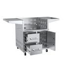 Edgestar Stainless Steel 304 Stainless Steel Cart with Door and Drawer 