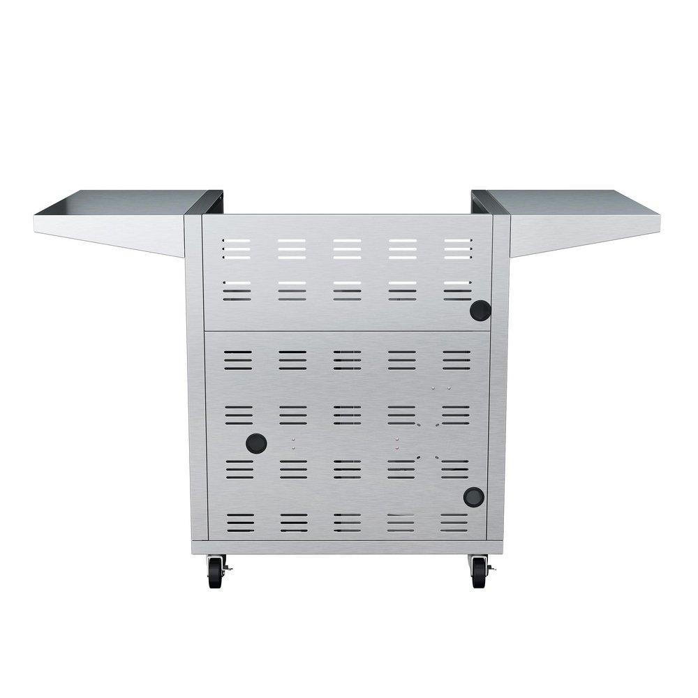 Edgestar Stainless Steel 304 Stainless Steel Cart with Door and Drawer 