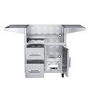 Edgestar Stainless Steel 304 Stainless Steel Cart with Door and Drawer 