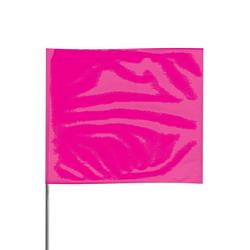4 x 5 in. PVC Marking Flag in Pink (Pack of 100)