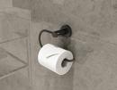 Symmons Industries Matte Black Horizontal and Wall Toilet Tissue Holder 