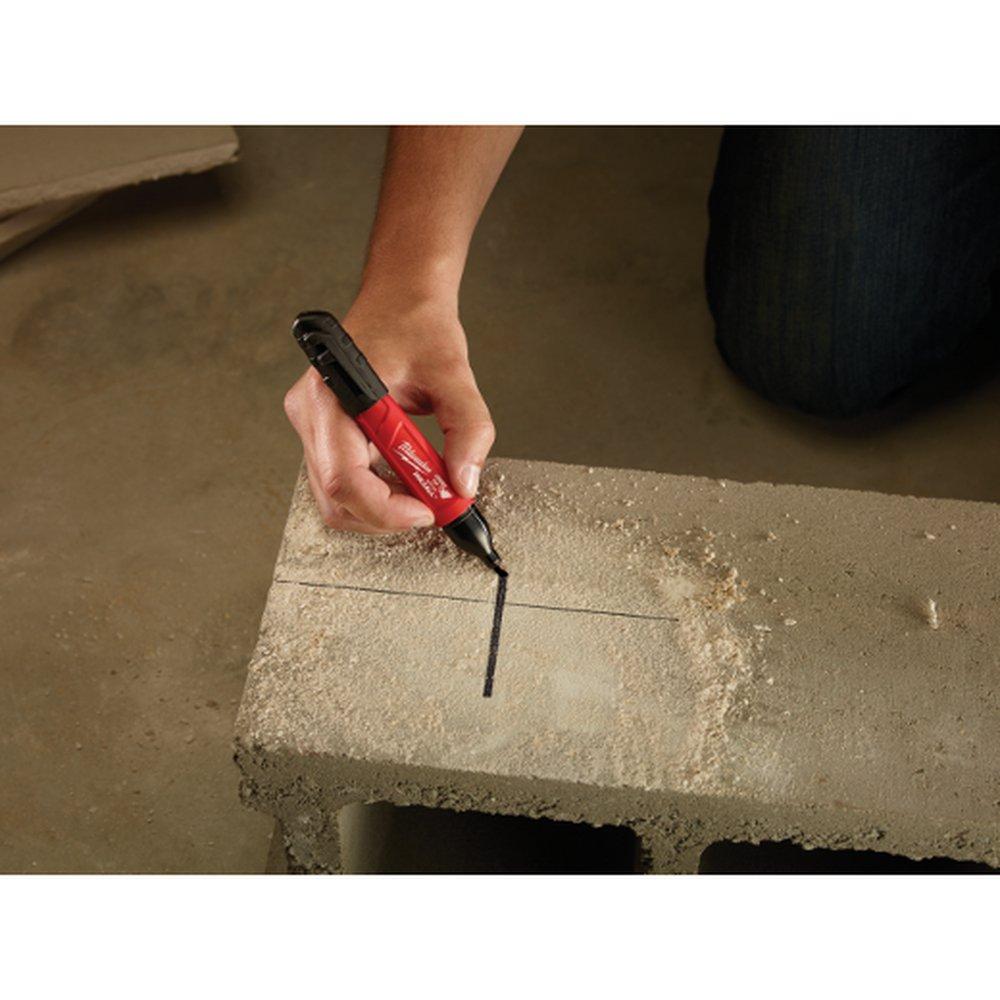 Milwaukee® Black 7-13/100 x 5-9/10 in. Plastic Marker 