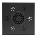 Thermasol Matte Black Single Function Rain Showerhead 
