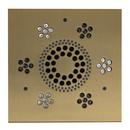SERENITY LIGHT SOUND RAIN SYSTEM SQUARE SATIN BRASS 