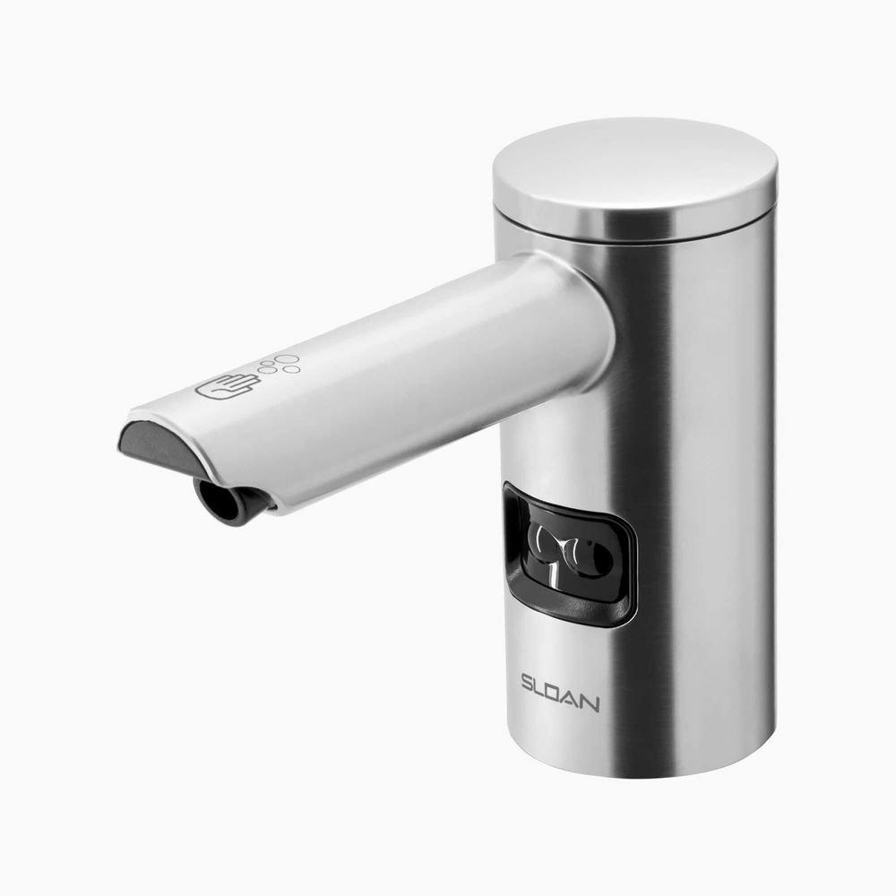 Sloan Brushed Stainless Steel 1500mL Deck Mount Die Cast Metal Soap & Lotion Dispenser 