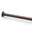 84 in. Wall Mount Straight Shower Rod in Oil Rubbed Bronze