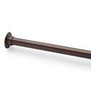 96 in. Wall Mount Straight Shower Rod in Oil Rubbed Bronze
