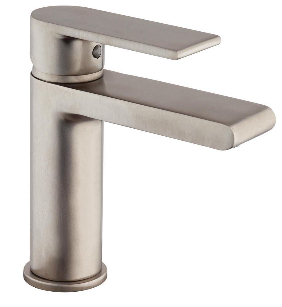 JACUZZI&reg; Brushed Nickel Single Handle Bathroom Sink Faucet Lever Handle 