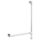 Lift and Turn Tub Drain with Swivel Head and Daisy Wheel Overflow in Polished Chrome