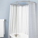 Signature Hardware Brushed Nickel Three Handle Shower System 