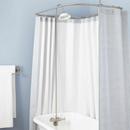 Signature Hardware Brushed Nickel Three Handle Shower System 