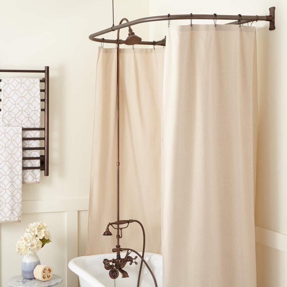 Signature Hardware Oil Rubbed Bronze Three Handle Single Function Shower System 