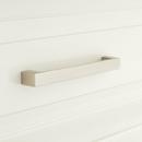 1/2 x 5-3/8 in. Brass Cabinet Pull in Brushed Nickel