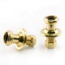 3/4 in. MIP Coupler in Polished Brass